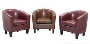 Modern Living Room Furniture with Sturdy Wood Frame and PU Upholstered in Different Color