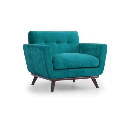 Jackie Velvet Singe Sofa Modern Style Armchair