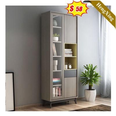 Latest Style Wooden Modern Design MDF Office Living Room Furniture Storage Drawers High Cabinet