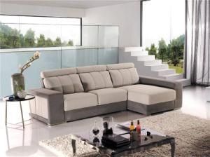 Fabric Sofa with L Shape Sliding Furniture