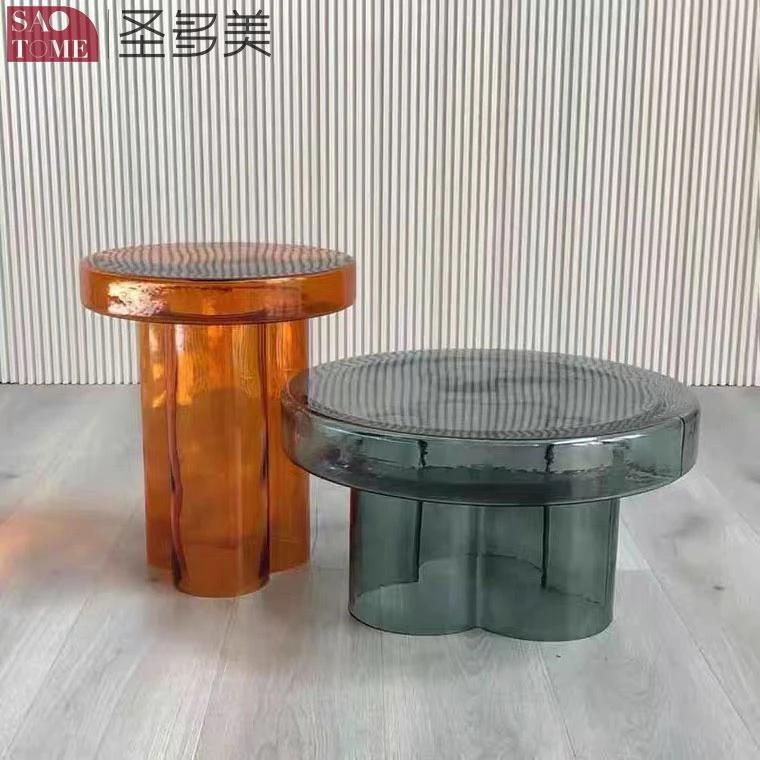 New Style Separate Shape Home Furniture Living Room Coffee Table Glass Side Table Bedroom Table Melamine Laminated Tea Table