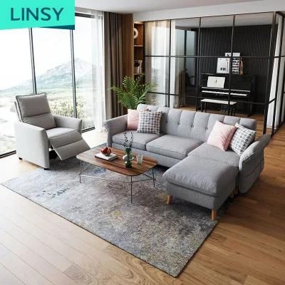 Linsy Triple Gray Sets Modern Fabric Sofa Bed 1012