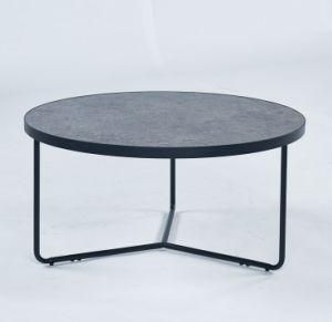 Special Offer Wood Veneer Round Solid Wood Laminated Coffee Table