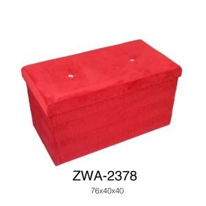 Yiya Bedroom Home Furniture Folding Storage Stool Ottoman