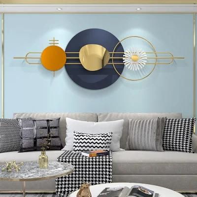 Modern Light Luxury Wall Decor Bedside Porch Living Room Sofa Background Three-Dimensional Metal Wall Decorations for Home