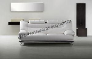 White PVC Modern Home Furniture Sofa
