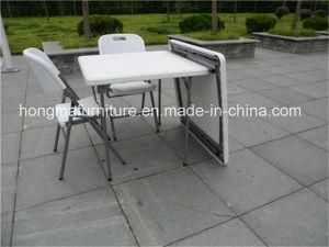87cm Square Tplastic Folding Table for Wedding Use