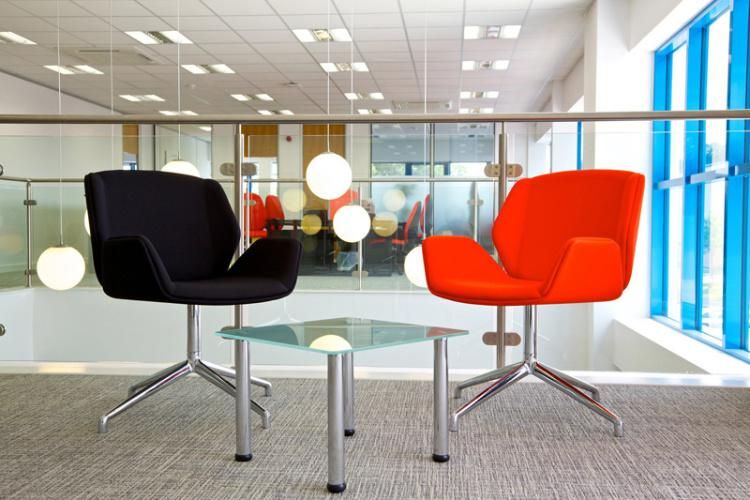 Modern Style Leisure Comfortable Design Office Open Area Lobby Chair