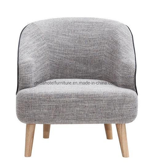 Japan Style Teak Wood Living Room MID Back Leisure Living Room Chair