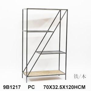 Wholesale High Quality Book Storage Rack Metal 4 Tier Bookshelf Furniture