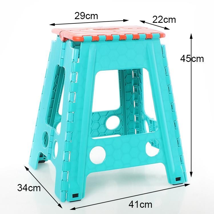 Multi Color Customized Household Portable Folding Plastic Stool