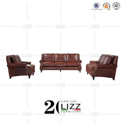 Living Room Home Furniture Modern Leather Sofa