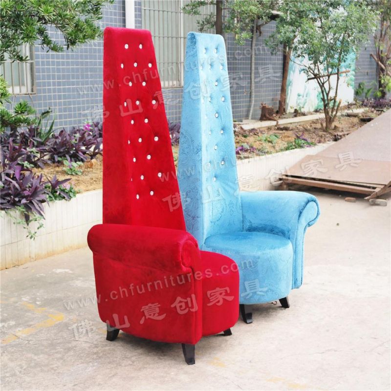 Hyc-K006 Luxury High-Back Couple Wedding Chair with Diamonds for Wedding Living Room
