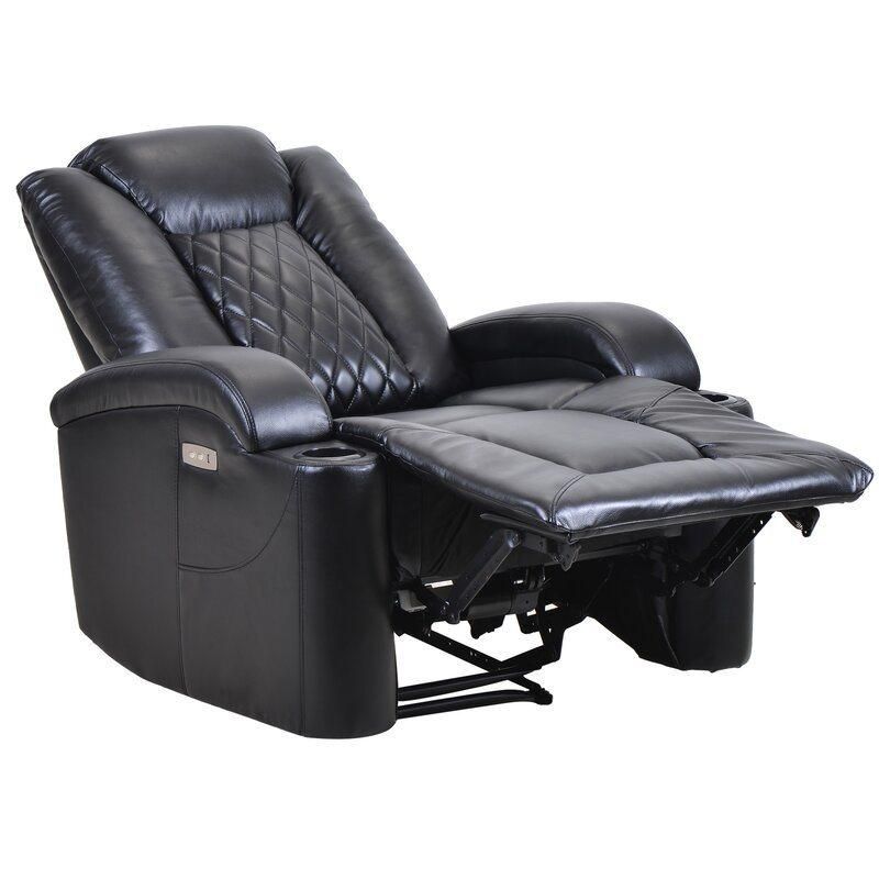 Jky Furniture Adjustable Leather Home Theater Power Recliner Chair with Customerized Functions