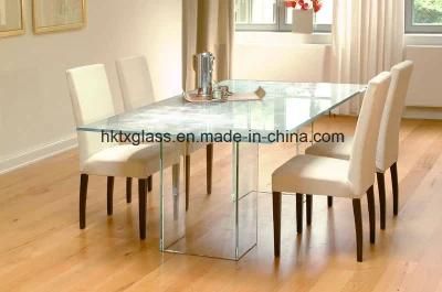 12mm Dining Table Glass Tops with En12150 and ANSI Certificate