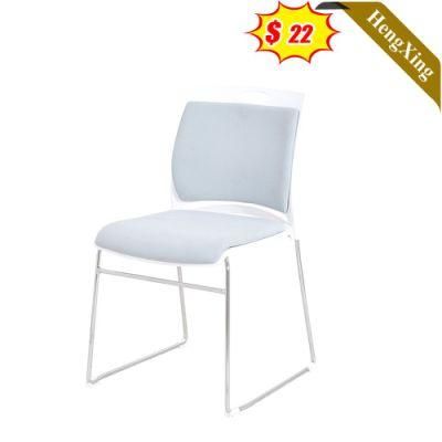 New Design Leisure Modern White Plastic Canteen Outdoor Restaurant Dining Chair