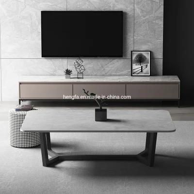 Industrial Designer Furniture Marble Small Coffee Table for Pub Furniture