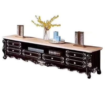 Solid Wood TV Stand Cabinet in Optional Cabinets Color for Living Room Furniture