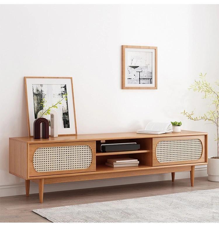 Chinese Furniture Wooden Home Hotel Bedroom Dining Living Room Sofa Modern TV Stand Wall Cabinet Sofa Living Room TV Cabinet Set Home Furniture TV Stands Rattan