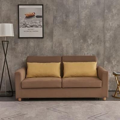 Slipcovered Sectional Sleeper Sofa Queen Size Flip Couch