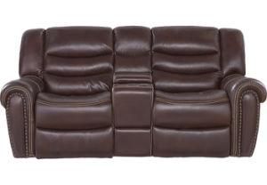 Modern Sofa with Top-Grain Leather Sofa