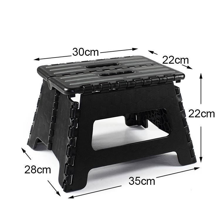 22 High Retractable Folding Stool Portable Plastic Stool