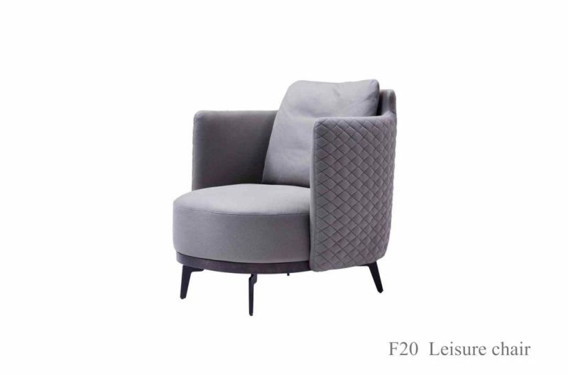 F20   3 Seater Sofa/Fabric /Ash Wood /Ykk Zipper/Natural Steel Coating Base/Modern Furniture in Home and Hotel