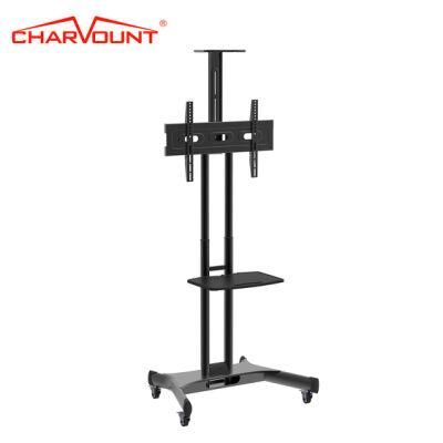 High Quality Rolling TV Stand for 32&quot; to 70&quot; Tvs (CT-FTVS-T104SE)