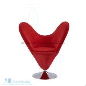 Modern Style Swivel Leisure Chair Panton Heart Chair (HW-C201C)