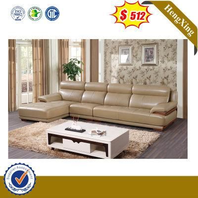 New Italian Brown Color Living Room Leather Sofa