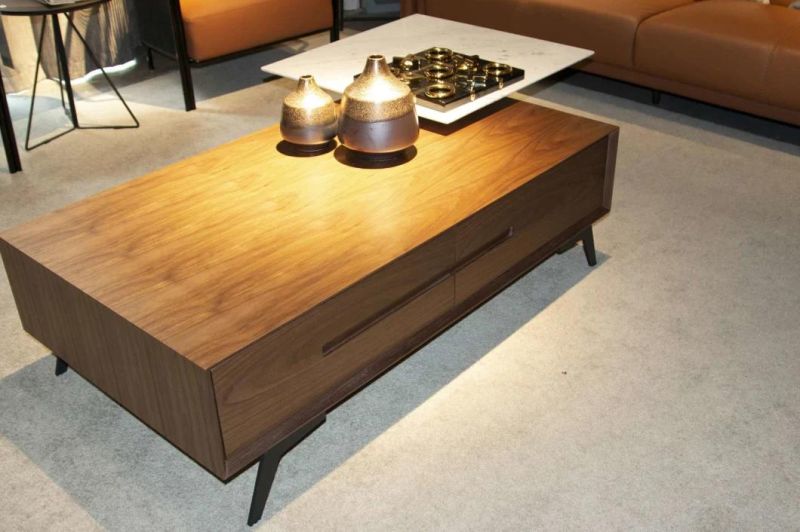 FC120 Wooden Coffee Table, Latest Design TV Stand Eucalyptus Color, Italian Design Furniture in Home and Hotel Furniture Customized