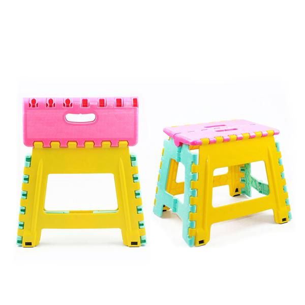 Portable Plastic Folding Stool Folding Travel Stool Telescopic