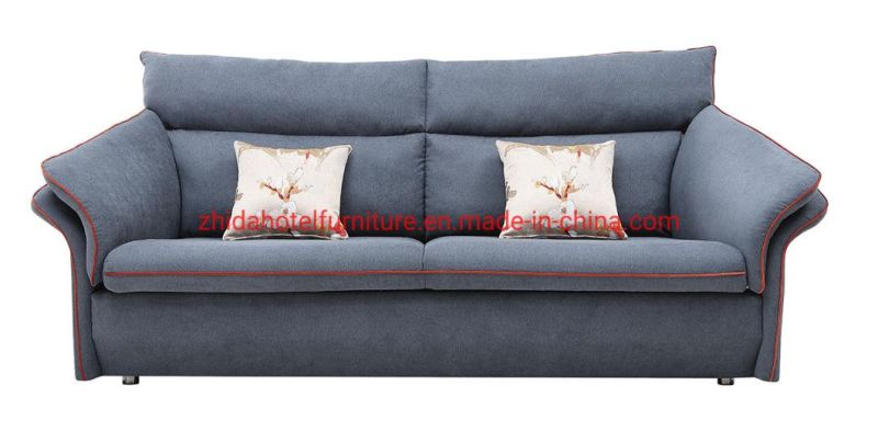 Wing Back Modern Fabric Living Room Sofa for Home Hotel Furniture