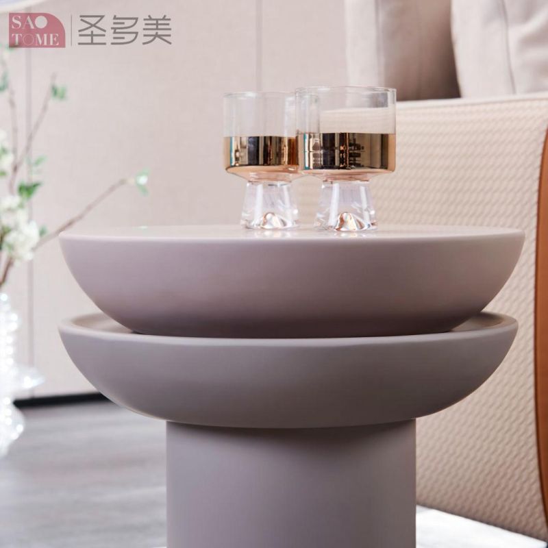 Good Service Round Unfolded Acrylic Coffee Metal Home Modern Furniture Side Table