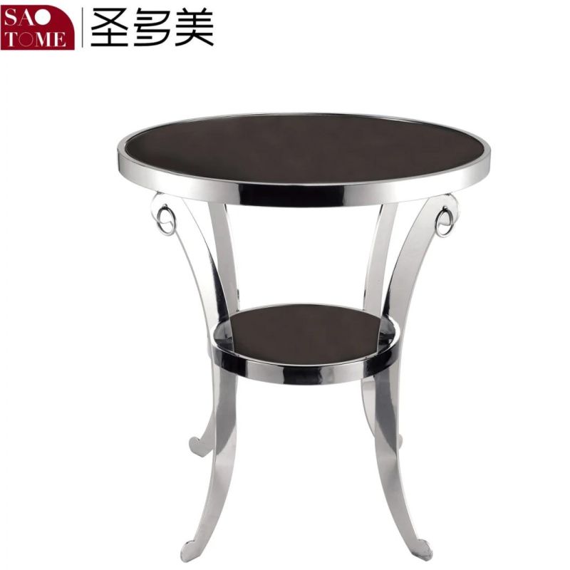 Modern Small Living Room Furniture Glass Round Table
