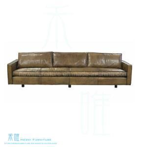 Hotel Lobby Leather Lounge Sofa Set (HW-6660S)