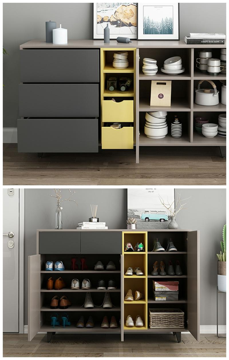 Factory Modern MDF Wooden Furniture Living Room Bookcase Kitchen Cabinets Filing Side Table Cabinet