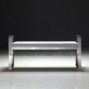 Simple Leisure Chair Bench with Stainless Steel