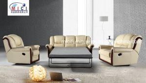 Living Room Recliner Leather Sofa Bed