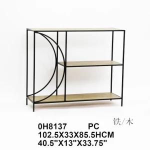Factory Direct Selling Living Room Furniture Display Rack Metal Bookcase Simple Storage Rack Design