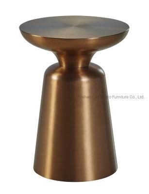 Luxury Premium Style Stainless Steel Brass Metal Side Table Fb02