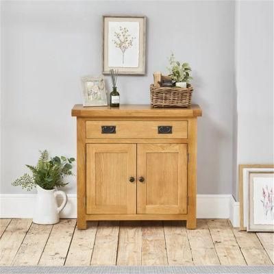 Home Furniture Wooden Rustic Oak Small Sideboard