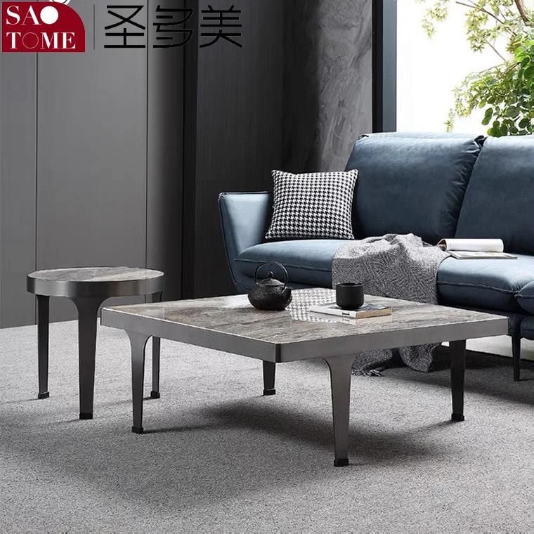 Modern Hotel Living Room Furniture Two Specifications of Four Legged Tea Table