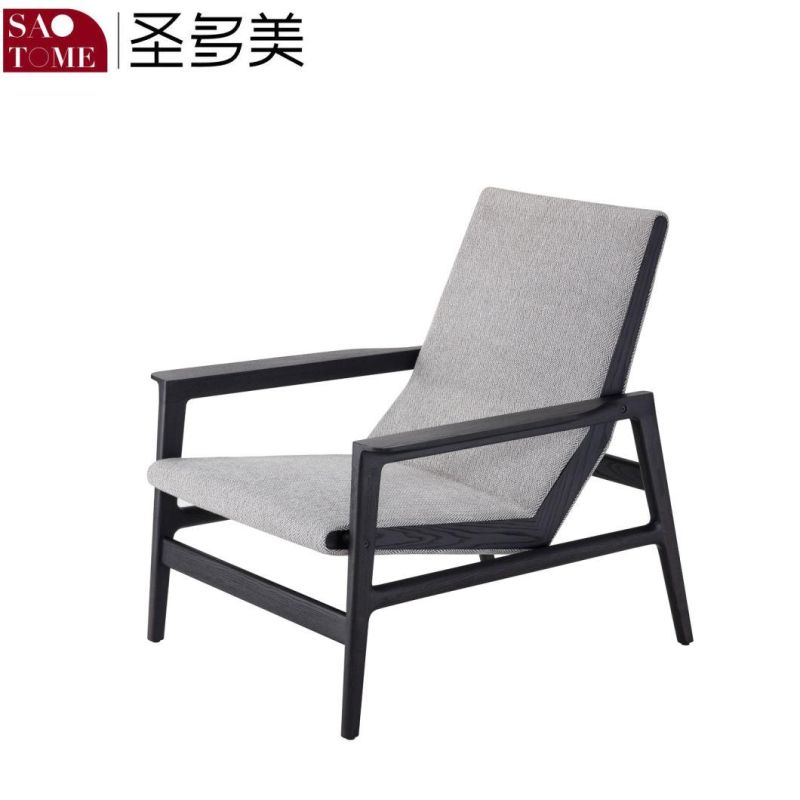Modern Living Room Restaurant Furniture Metal Fabric Leisure Chair