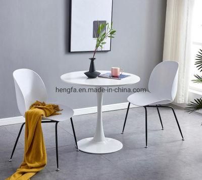 Modern Leisure Restaurant Furniture Metal Base Reception Coffee Table