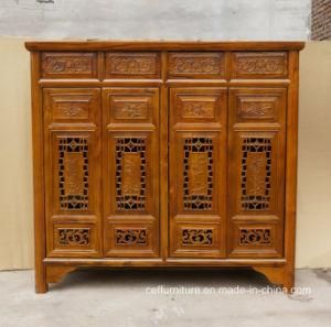 Antique Furniture Vintage Old Natural Wood Cabinet