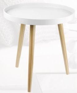 Tray Table Coffee Table Side Table Nesting Label Living Room Table Round Table Wood Table (LXINT-06)