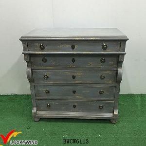 Fuzhou Furniture Factory Distressed Stained Wood Cabinet