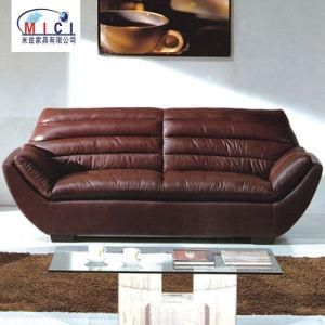 Modern Furniture Leather Sofa Set Chocolate Color