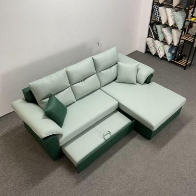 Simple Multifunctional Sofabed Small Apartment Corner Sofa Storage Sofa Bed